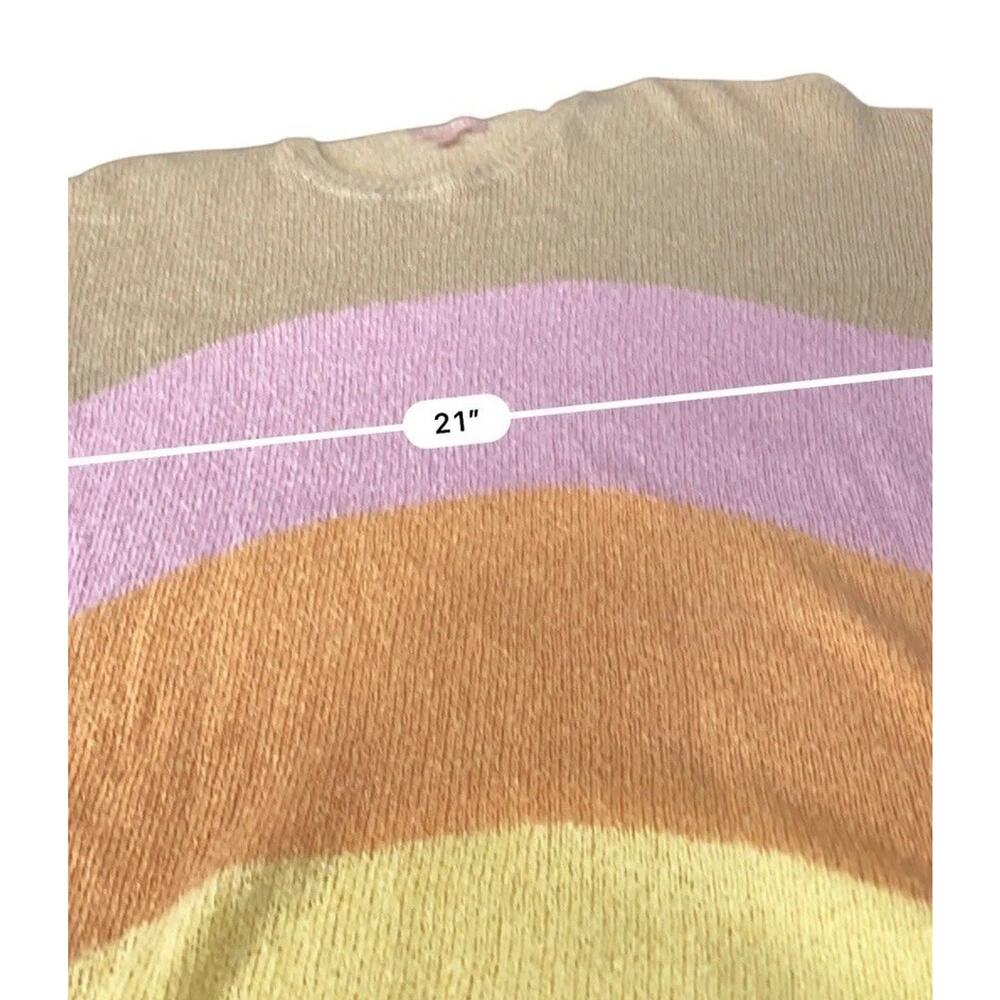 Show Me Your Mumu Pismo Sweater Womens M Sunny Stripe Striped V Neck Coastal - Picture 11 of 13